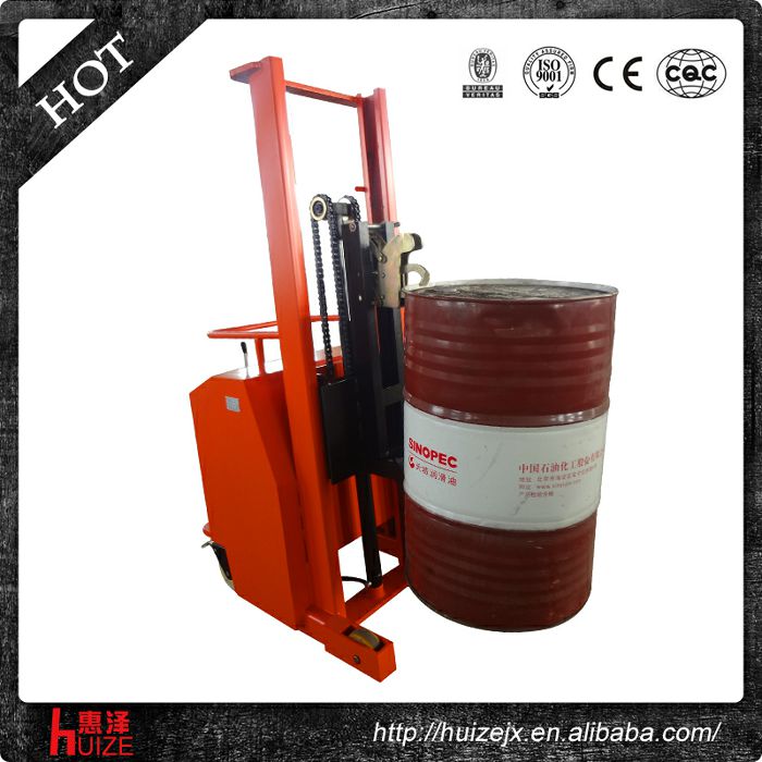 半電動配重油桶車（無底腿,只堆垛，不翻轉(zhuǎn)）